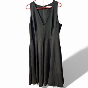 Dress the Population Catalina Fit & Flare. Black Midi. Size Xl